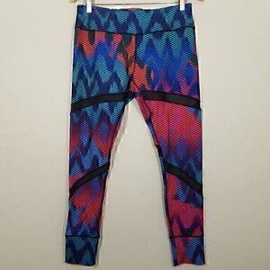 NWT Reflex Multicolor Mesh Legging Size L